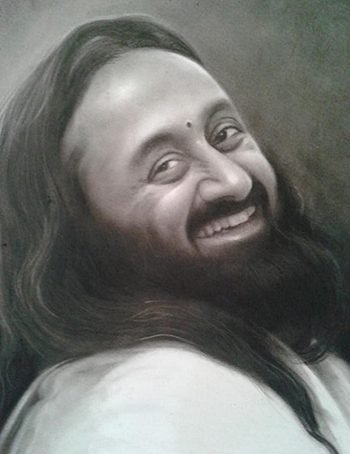 Sri Sri Ravishankar portrait by Daya